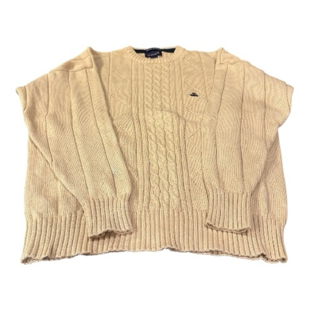 Gant Preppy Cable Knit Sweater - Tan